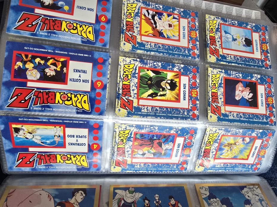 Cartas DragonBall colecção