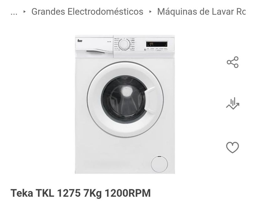 Máquina de lavar roupa