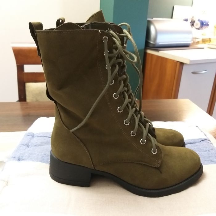 Botki damskie roz 36