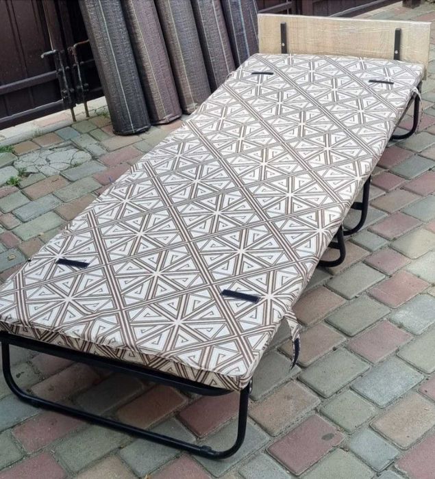 Складная Кровать Раскладушка розкладушка Ліжко Розкладачка з матрацом