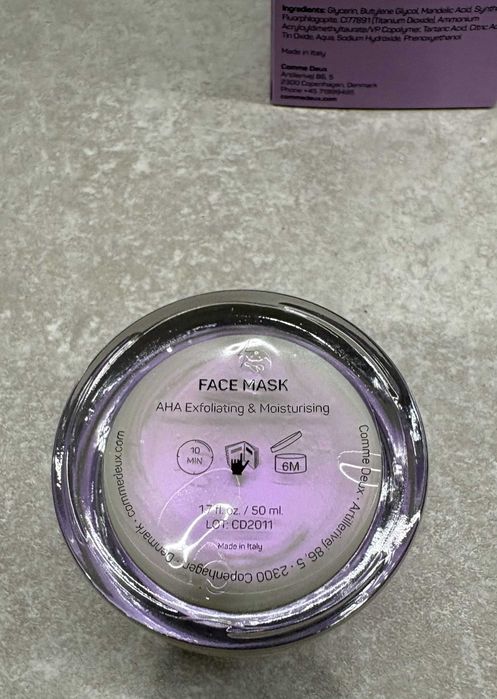 Comme Deux Discoskin Exfoliating Face Mask 50 ml