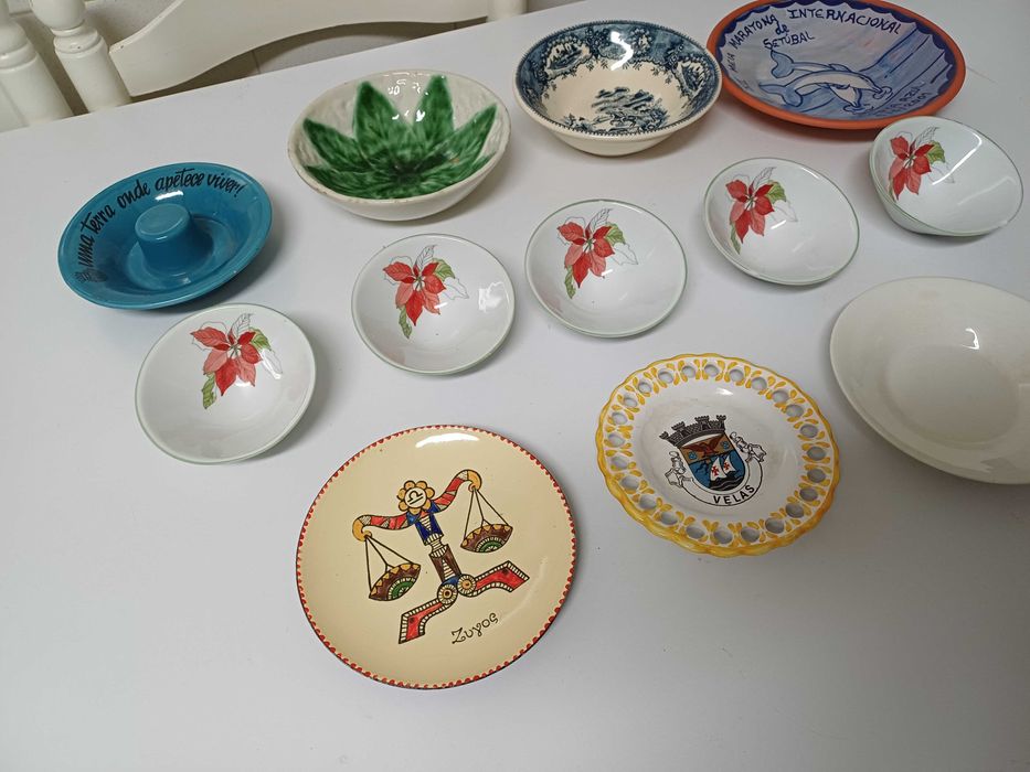Pratos decorativos 12 unidades