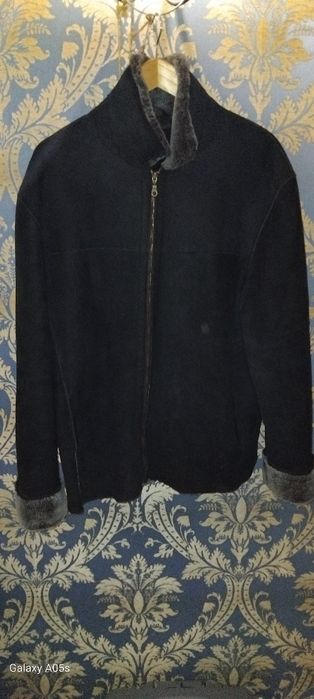 Шкіряна чоловіча куртка (дубляж)