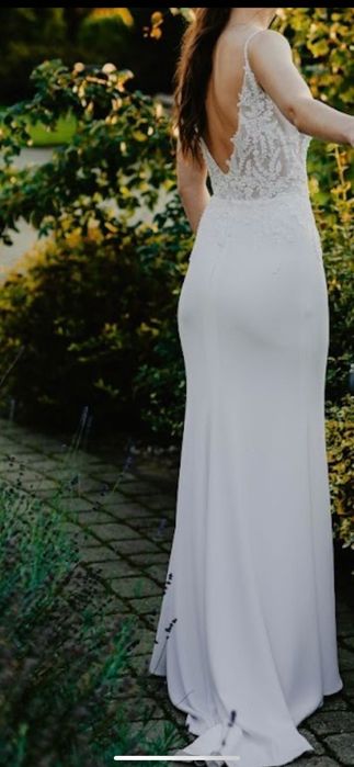 Suknia ślubna rybka 36