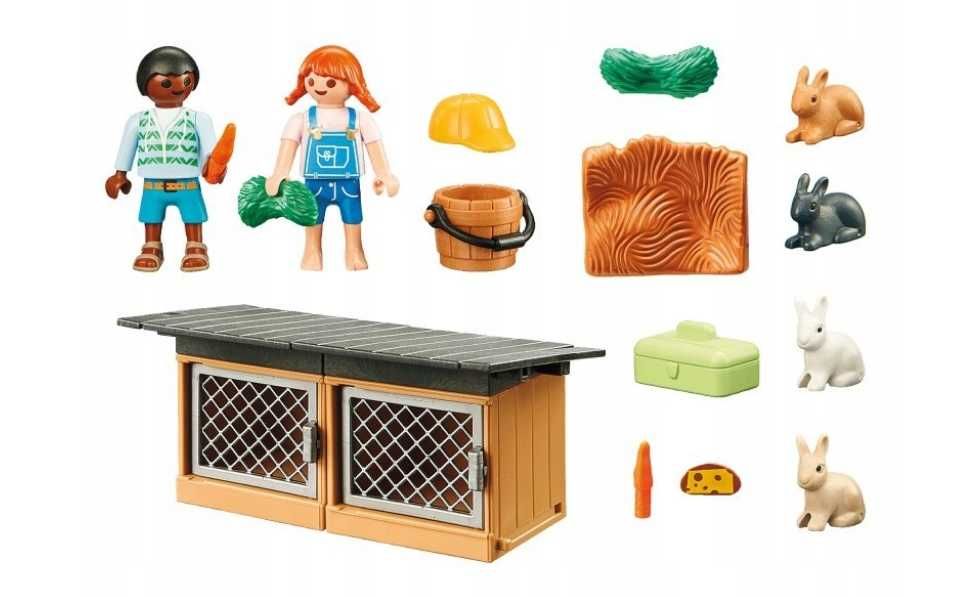 Playmobil Country 70675 karmienie królików
