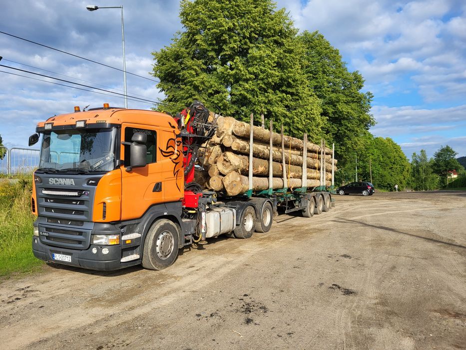 Transport drewna usługi hds