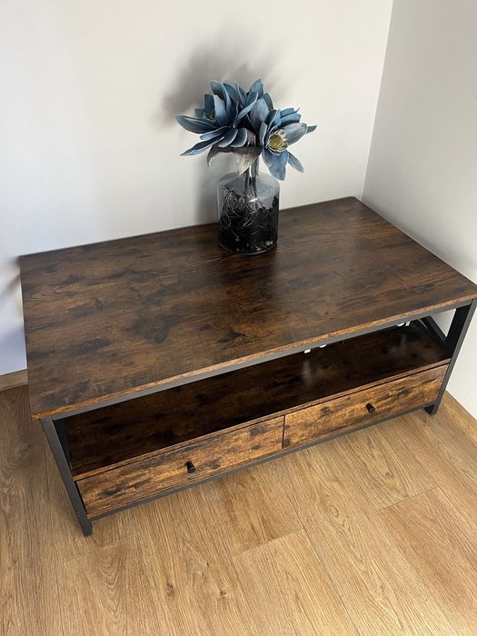 Ława brązowa używana.