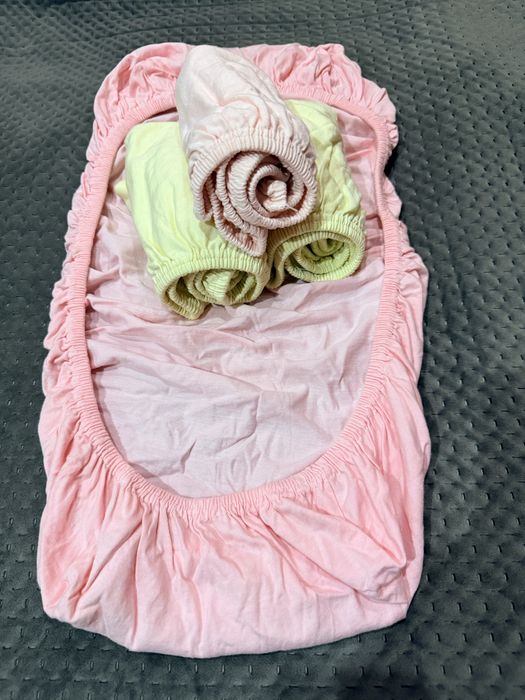 Нові трикотажні бавовняні наматрацники Mothercare в коляску