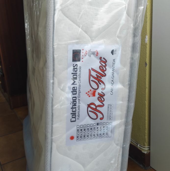 Colchão Molas 98x183 (ARTIGO NOVO PREÇO DE FÁBRICA