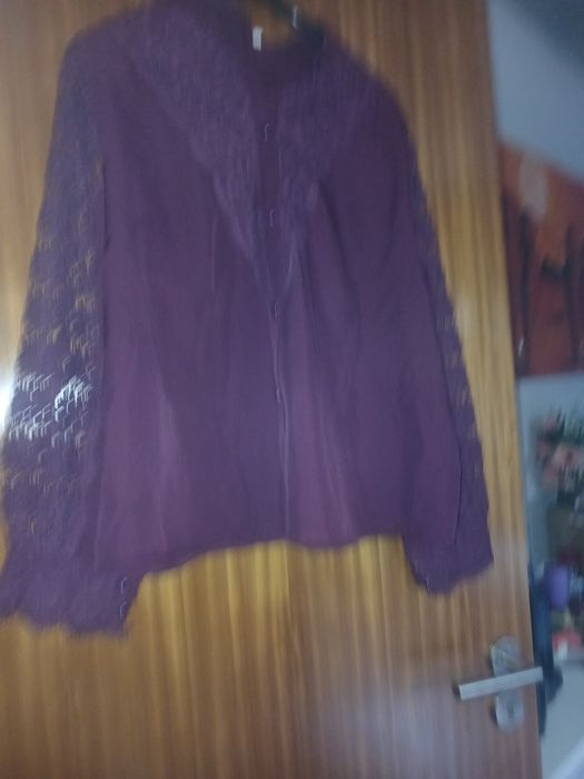 Blusa cor  roxa xl