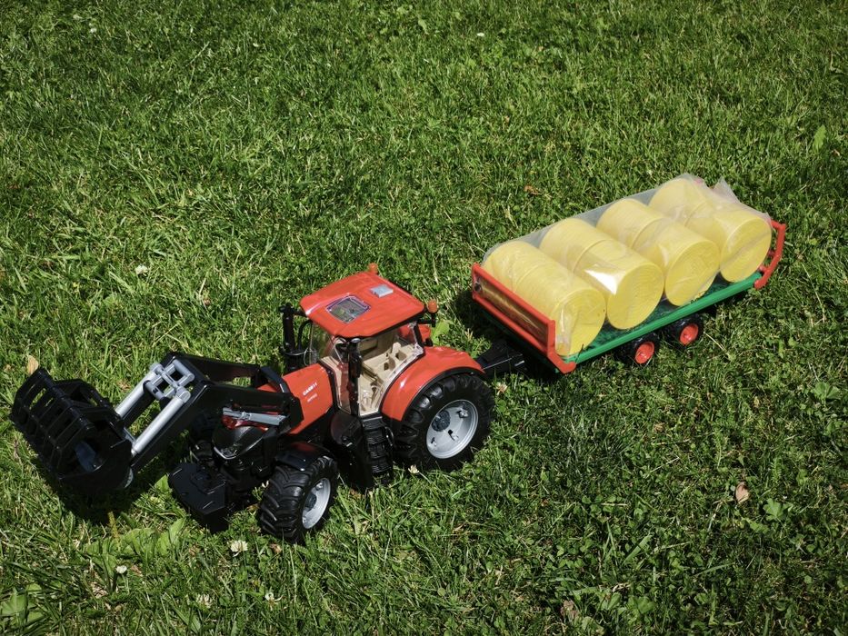 Traktor z przyczepą 1:16 bruder NOWY