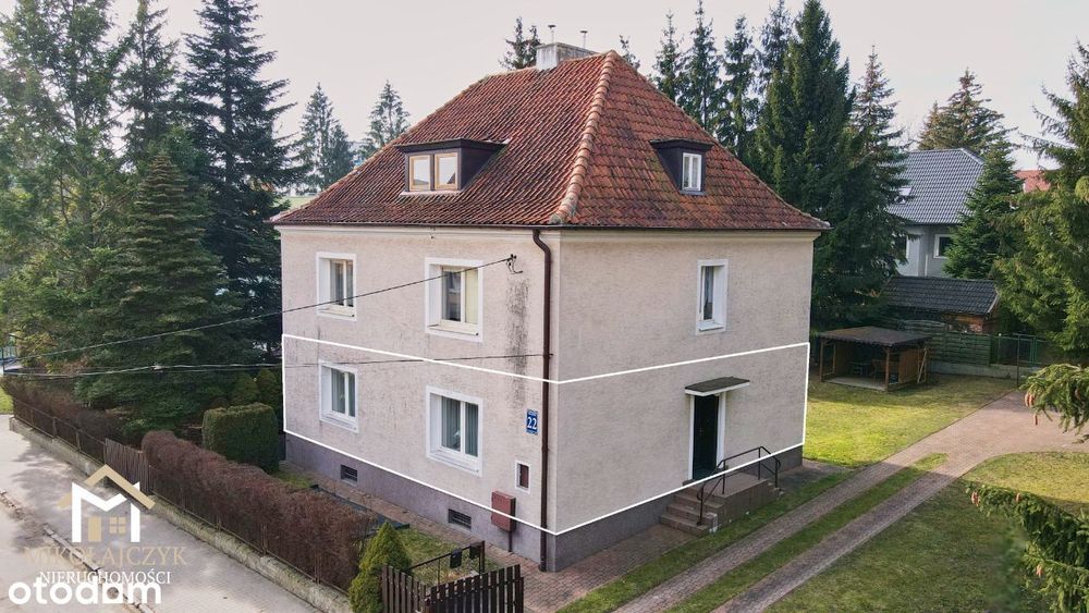 Bezczynszowe mieszkanie z ogrodem i dwoma garażami