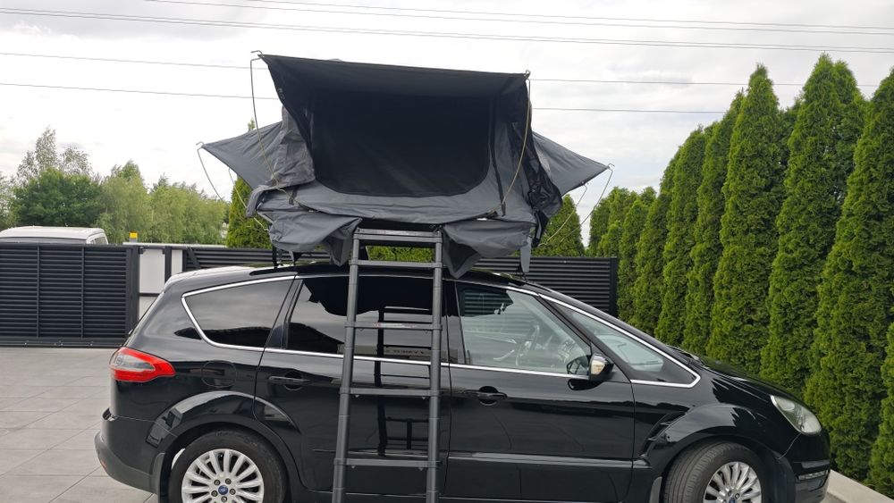 Namiot dachowy jak  fold wyprzedaż%  abs twarda obudowa 160cmx 210cm