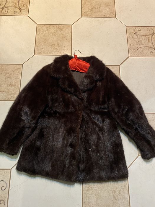 Шуба норкова цільна автоледі