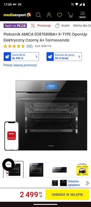 Sprzedam piekarnik Amica