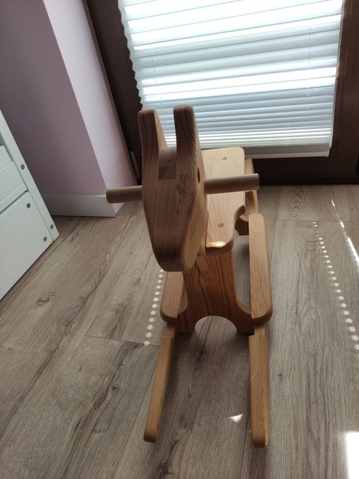 Koń bujany drewniany stan bdb