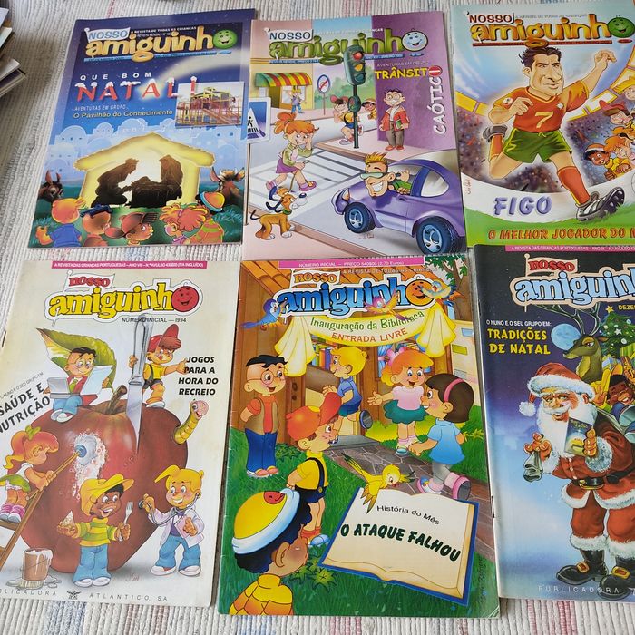 18 revistas "Nosso Amiguinho"