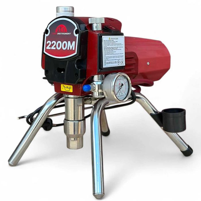 Поршневий безповітряний фарбувальний апарат 2200M (2.4 л/хв 1300 Вт)