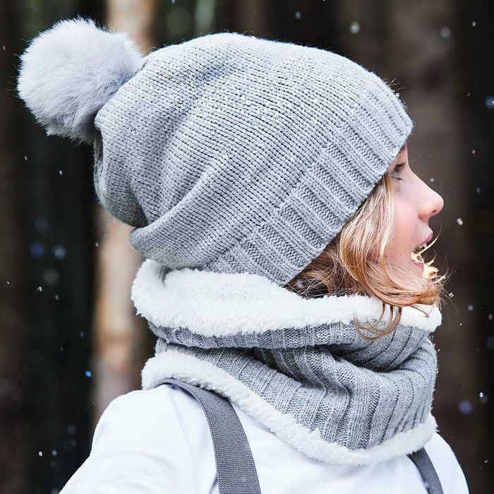 Набір Topolino хомут (шарф) і шапка 52/54см