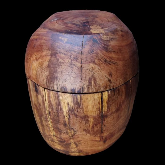 Caixa/Gamela - Escultura (madeira de acácia)