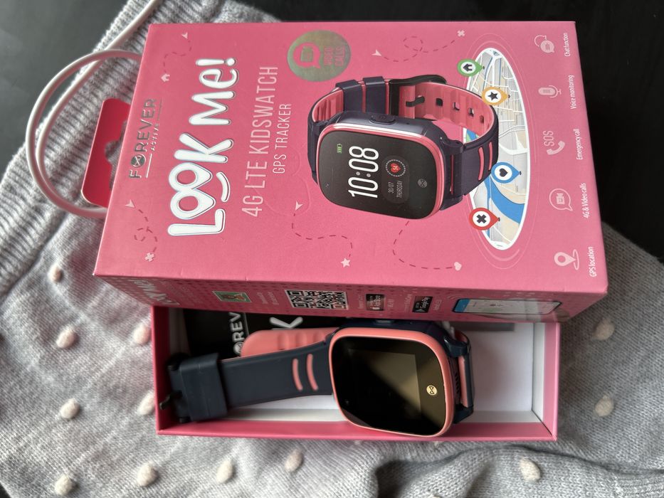 Look me forever active zegarek dla dzieci smartwatch 4g lte