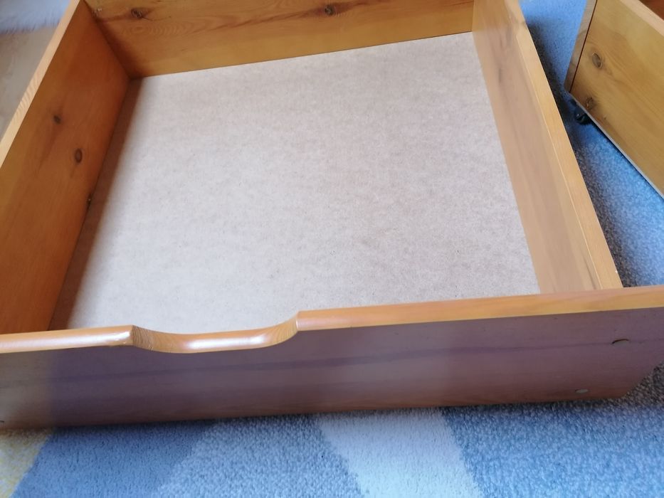 Szuflady do łóżka dwie sztuki solidne