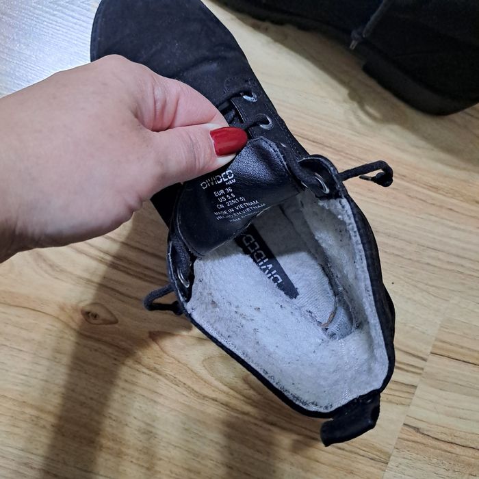 Buty do kostki ocieplane 36