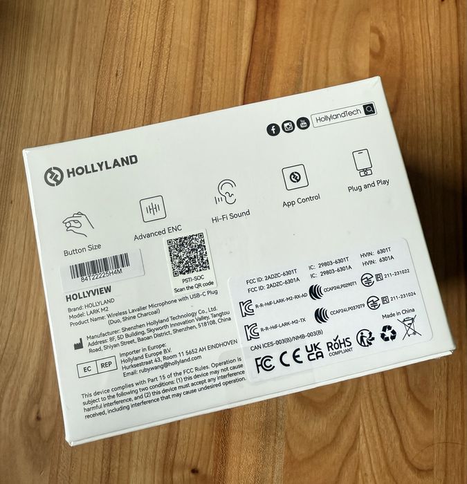 Радіосистема мікрофонна Hollyland Lark M2 Duo USB-C Iphone  Android