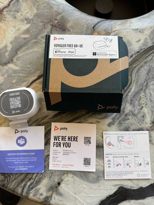 Poly Voyager Free 60+ UC słuchawki Bluetooth Microsoft Teams nowe