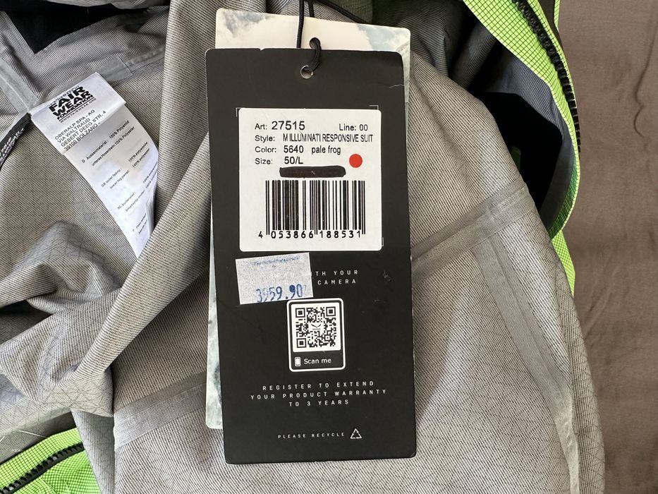 Salewa kombinezon powder suit narty żagle M Illuminati Pale Frog