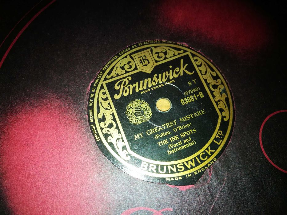 THE INK SPOTS-I'll Never Smile Again Until I Smile - Ed Ing- 78RPM-10'