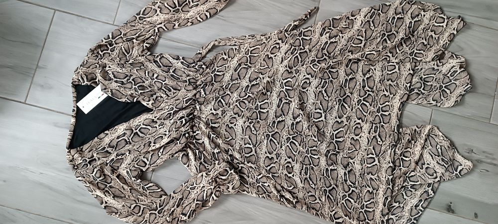 Sukienka MIDI mgiełka długa  Nowa