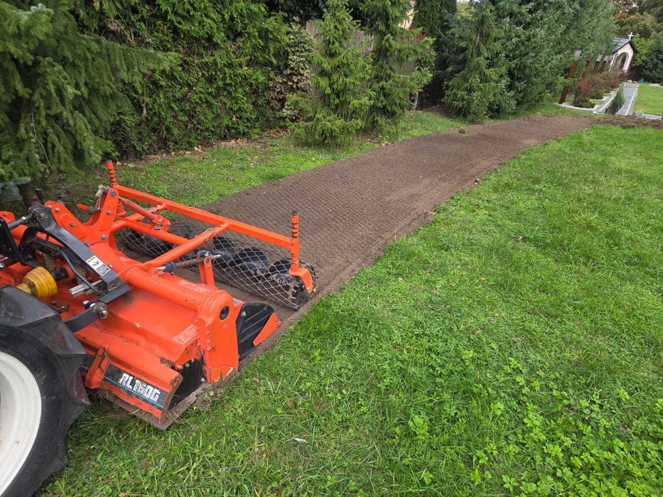 Usługi glebogryzarką separacyjną.