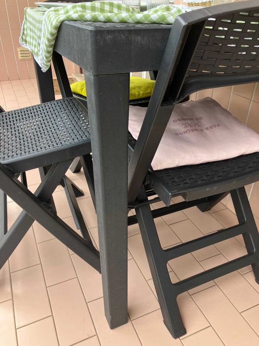 Compro perna de mesa de jardim de plástico