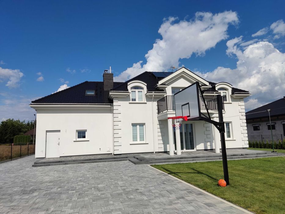 Kosz do koszykówki | Tablica 120x90 | Obręcz uchylna Regulowany maszt