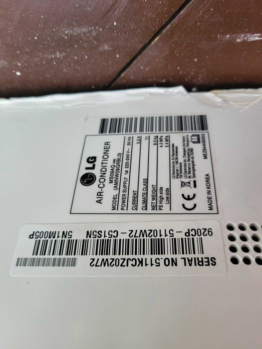 Klima parownik ścienny LG Multi Deluxe MS09AQ (ASNW09GRBLO)
