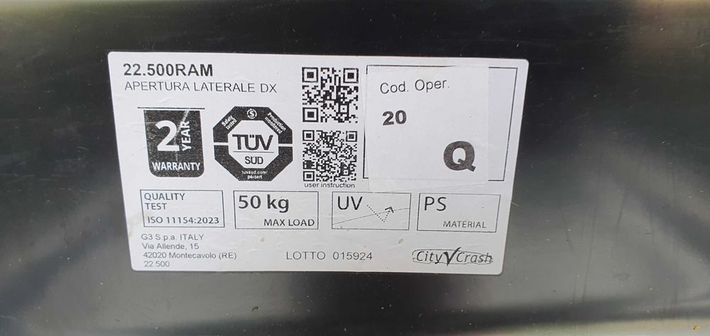 Box dachowy 320 ltrów