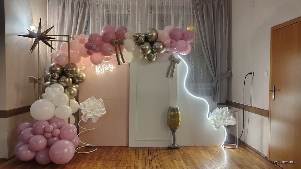 Ścianki balonowe na przyjęcia