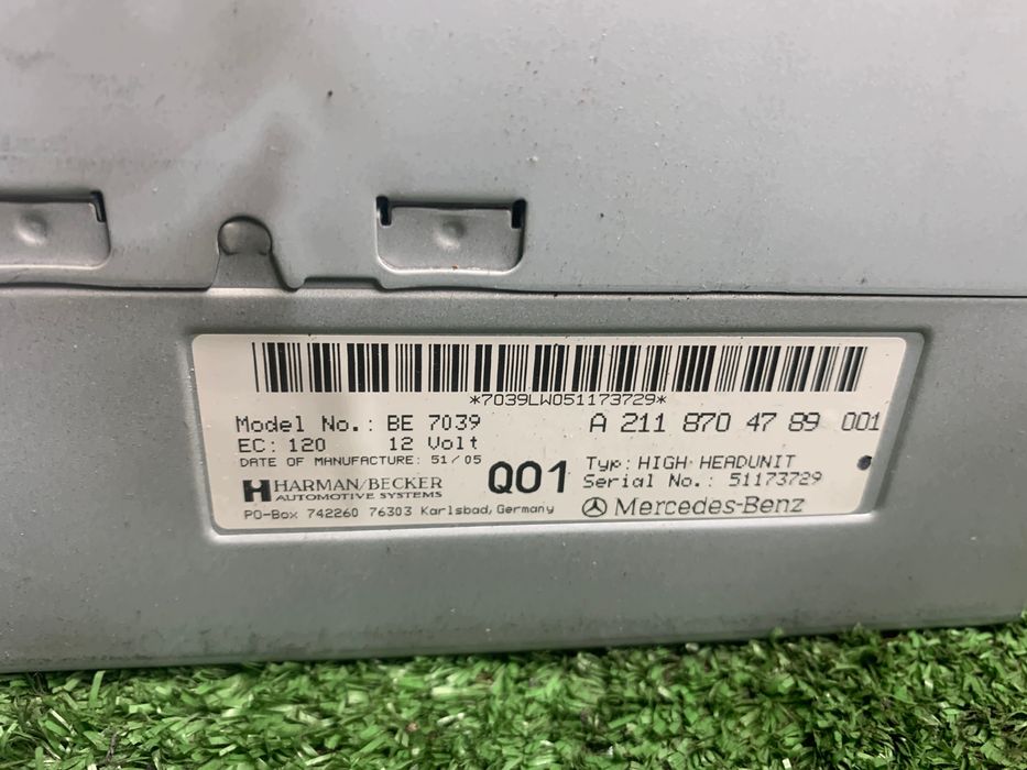 radio nawigacja mercedes cls c219 a2118704789