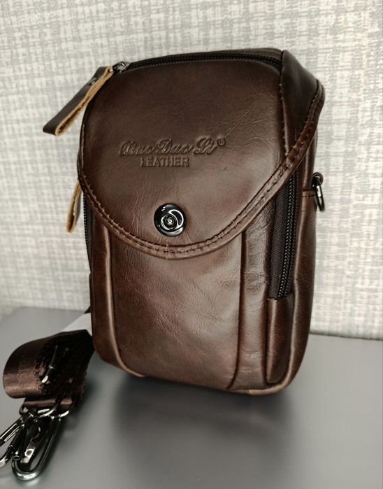 Чоловіча шкіряна сумочка