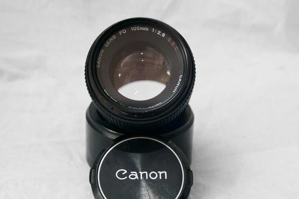 Objetiva Canon 100mm - 2.8 FD