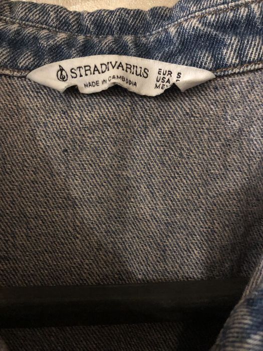 Джинсова сукня Stradivarius
