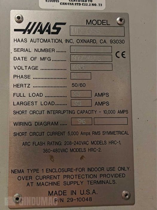 Centrum obróbcze CNC HAAS VF-6SS