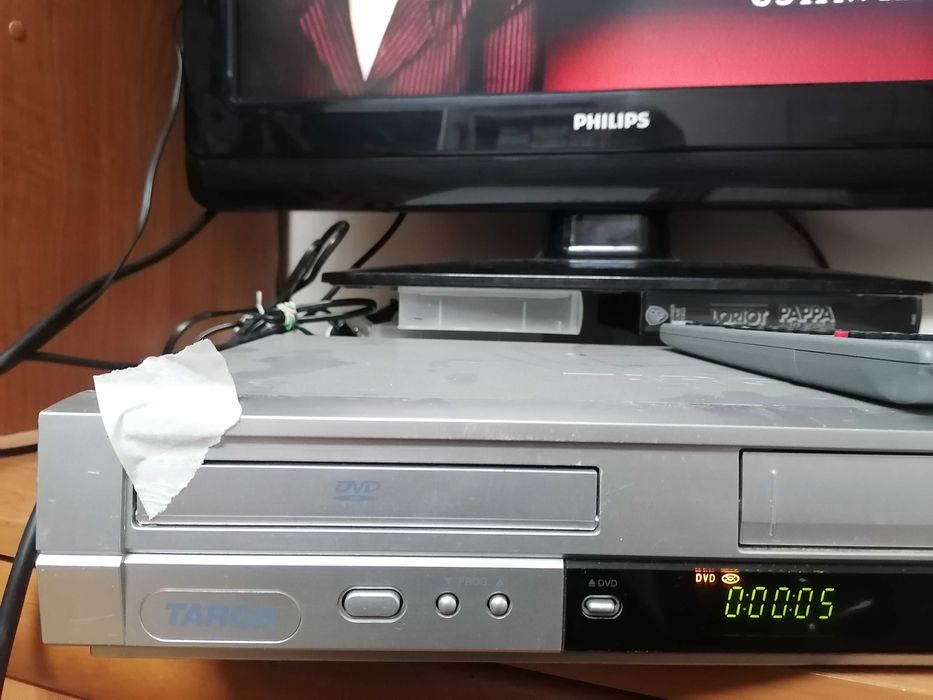 Magnetowid VHS Targa DPV5200X ( LG) Pilot HIFI Stereo COMBO