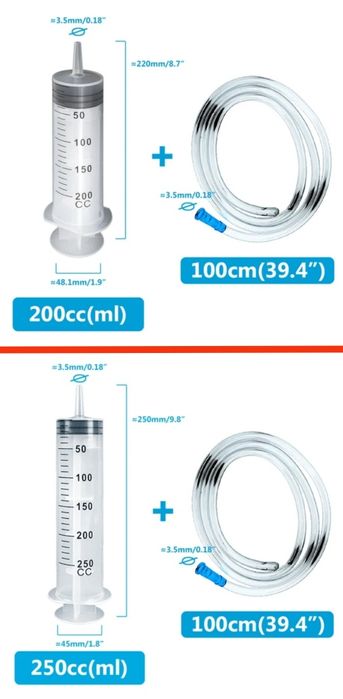 Шприц большой Шприц больших размеров Великий шприц 300мл 550мл 350мл
