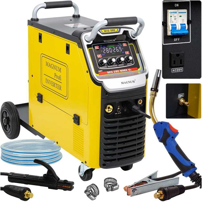 Spawarka migomat Magnum MIG/MAG 280A 400V manualny