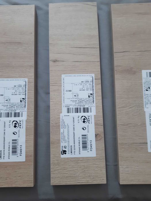 4 Frentes Gavetas NOVAS  384x450 (1) e 128x450 (3) Atenas Carvalho CL