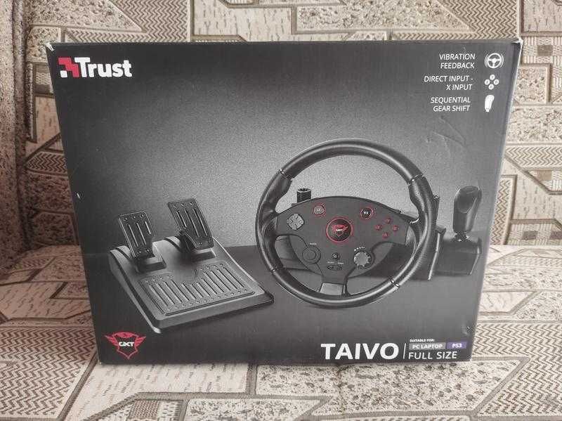 Игровой руль Trust GXT 288 Racing Wheel PC/PS3