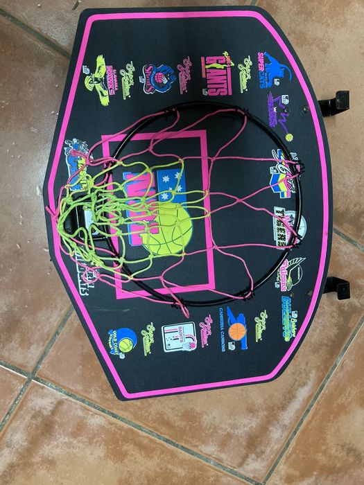 Painel para jogar basquetebol como novo