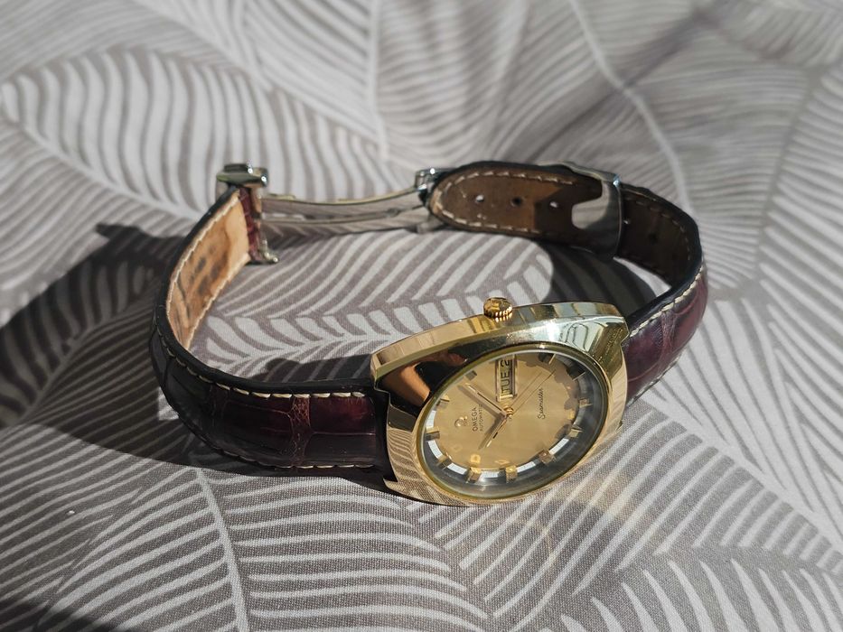 Omega Seamaster automatic 14k Gold Filled 39 mm b/k